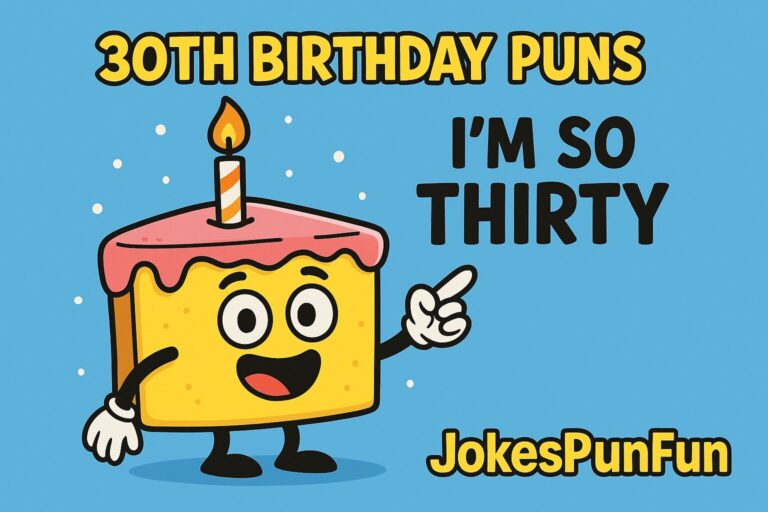 30th birthday puns