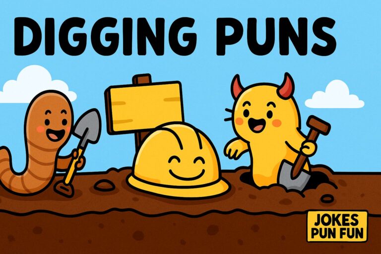 digging puns