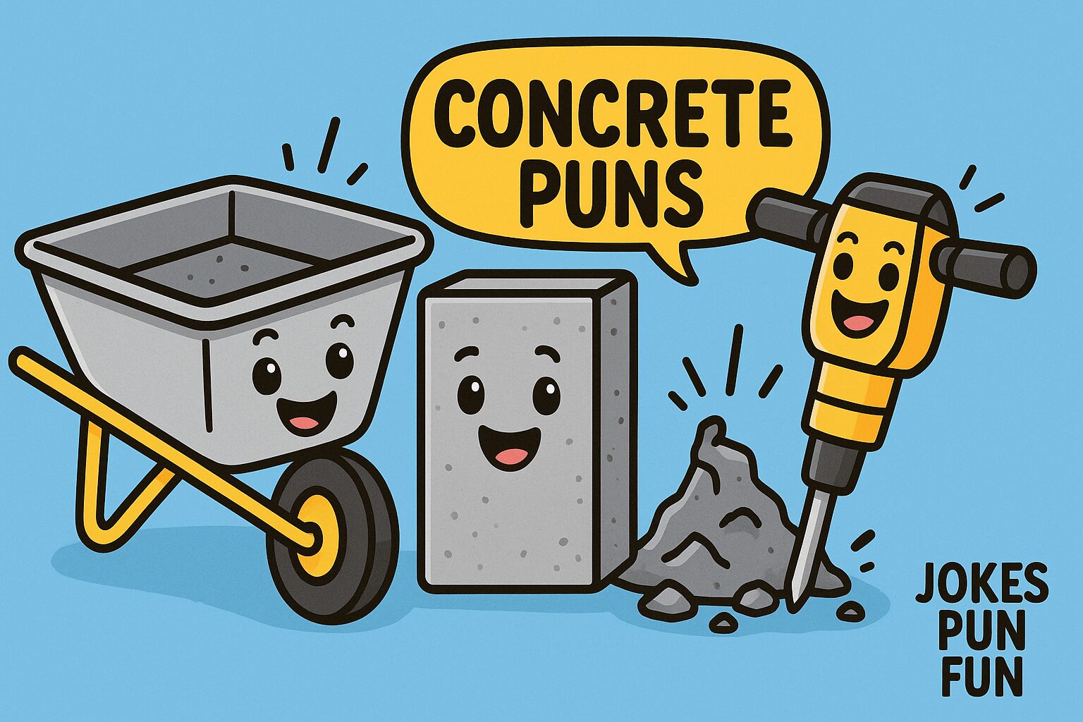concrete puns