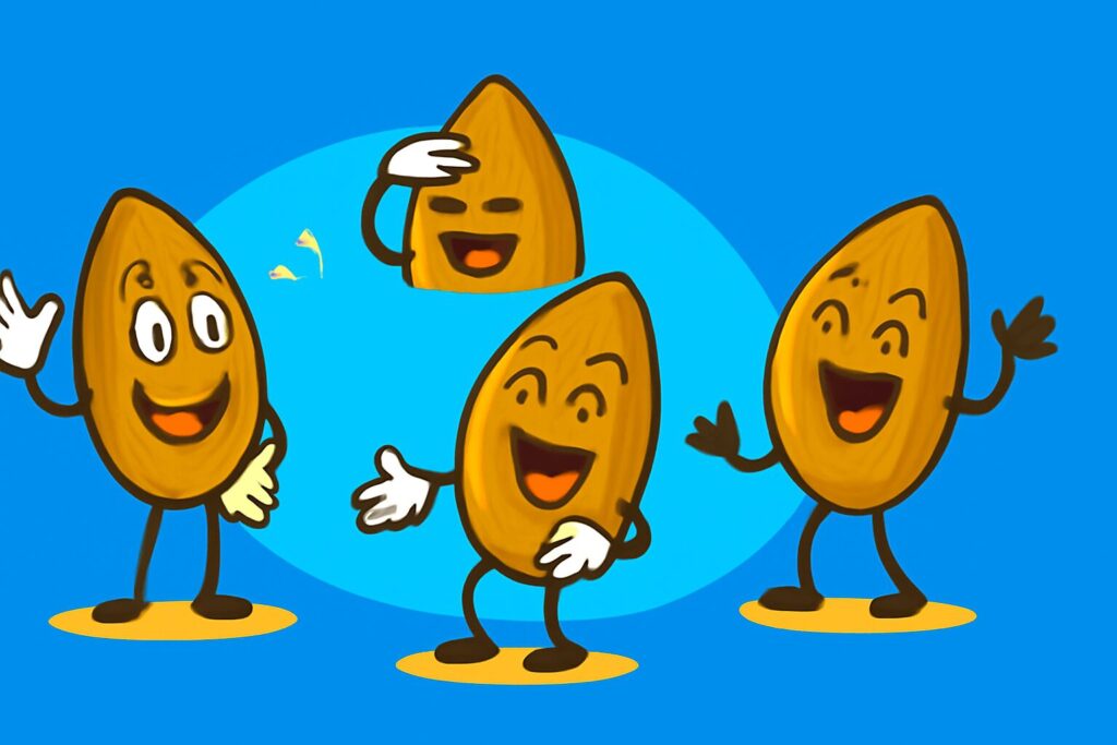 Sweet and Salty Almond Puns for Snacks