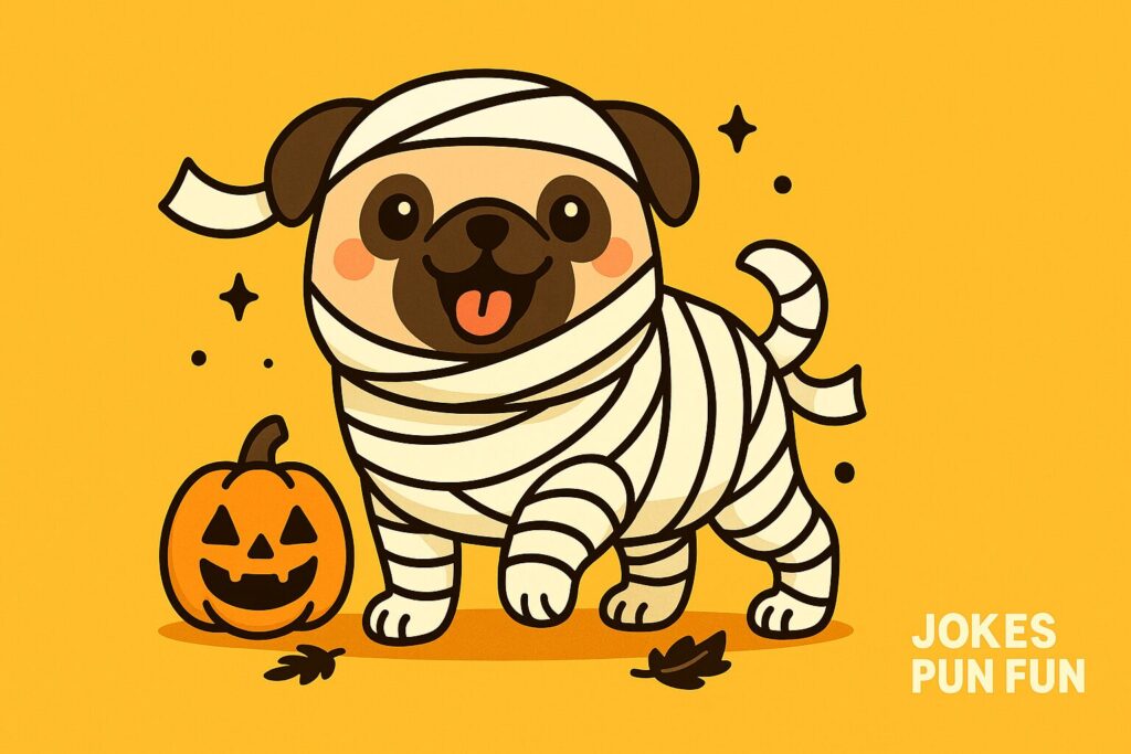 Cute Halloween Dog Puns