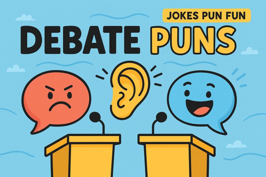 debate puns