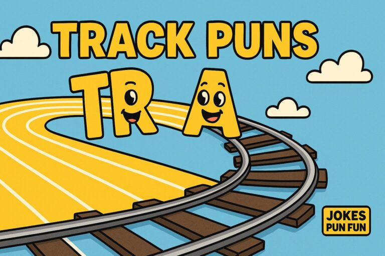 track puns