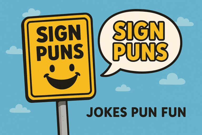 sign puns