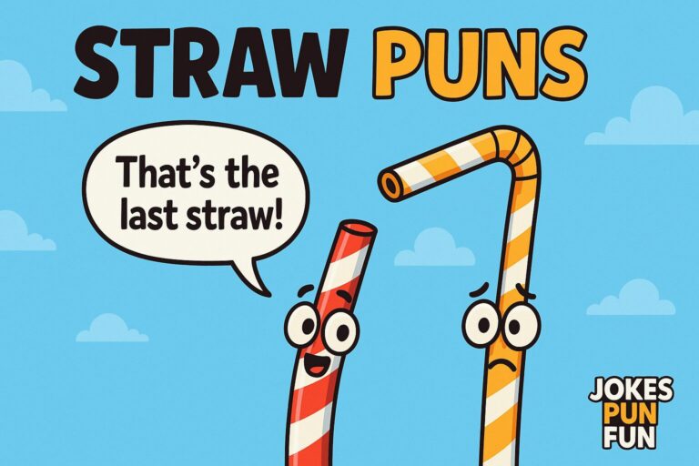 straw puns