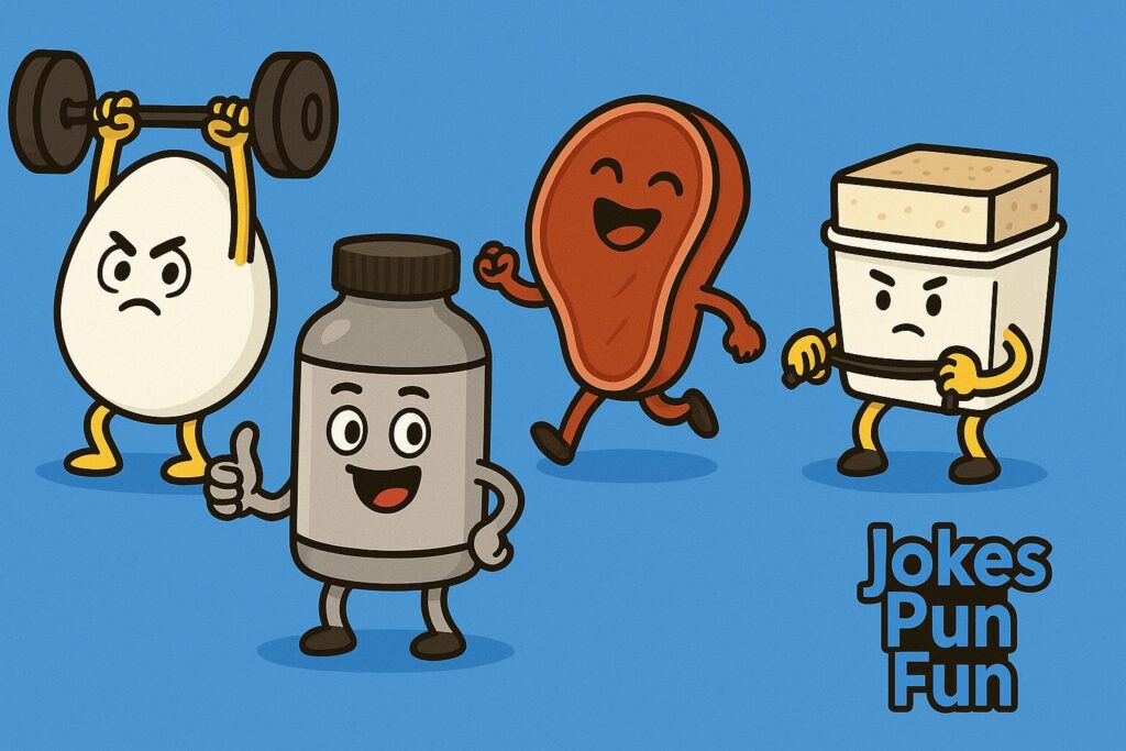 EggCentric Protein Puns