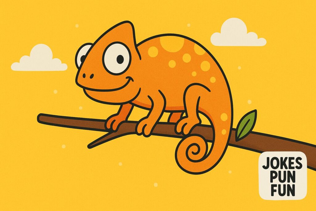 Cute Chameleon Puns