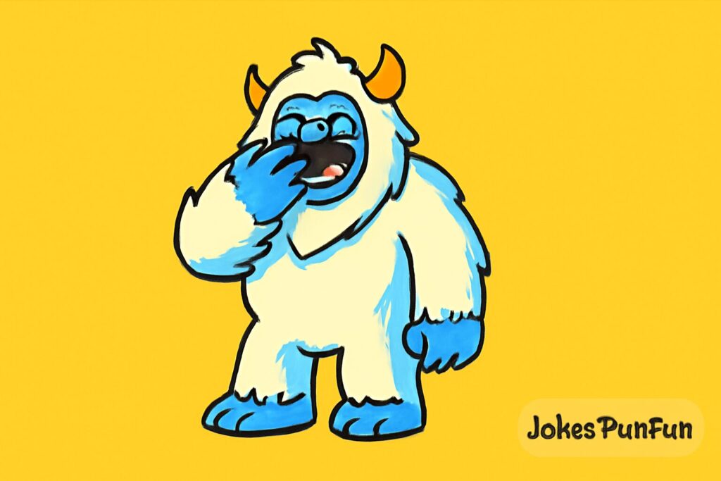 Chilling with the Yeti