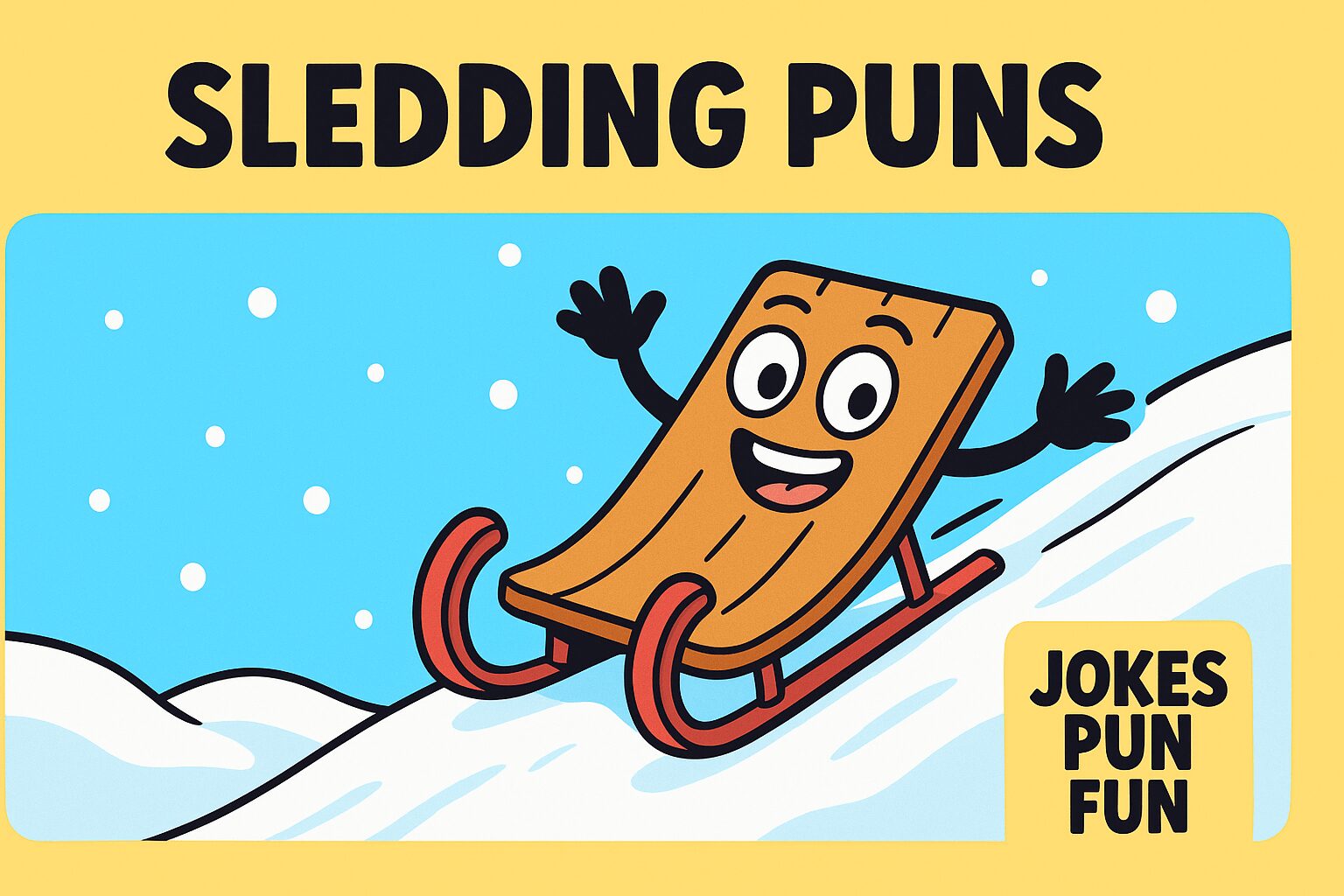 sledding puns