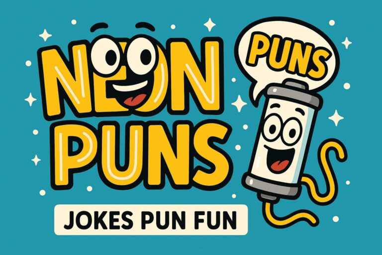neon puns