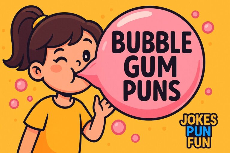 bubble gum puns
