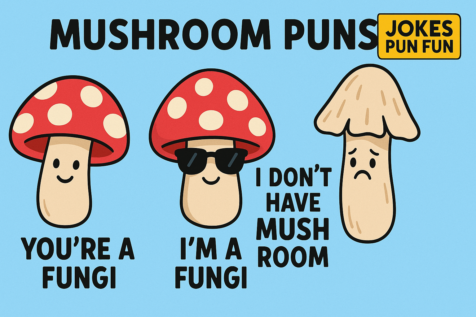 puns about mashrooms