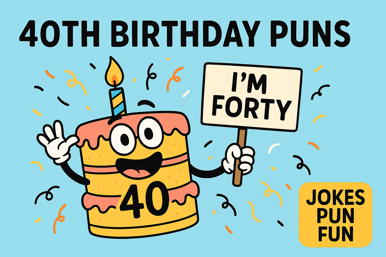 40th birthday puns