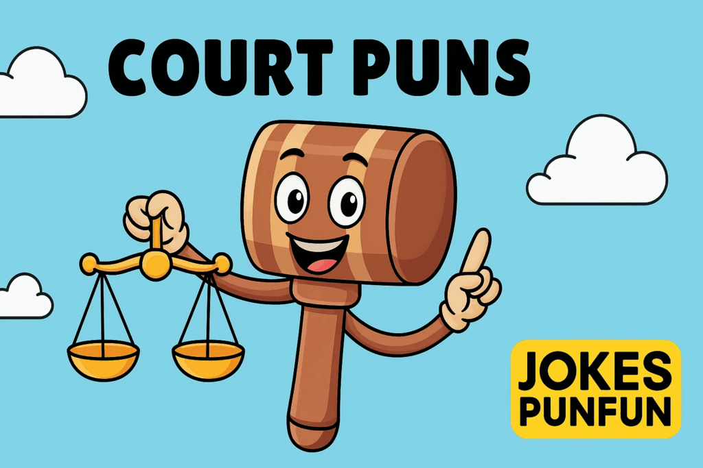court puns