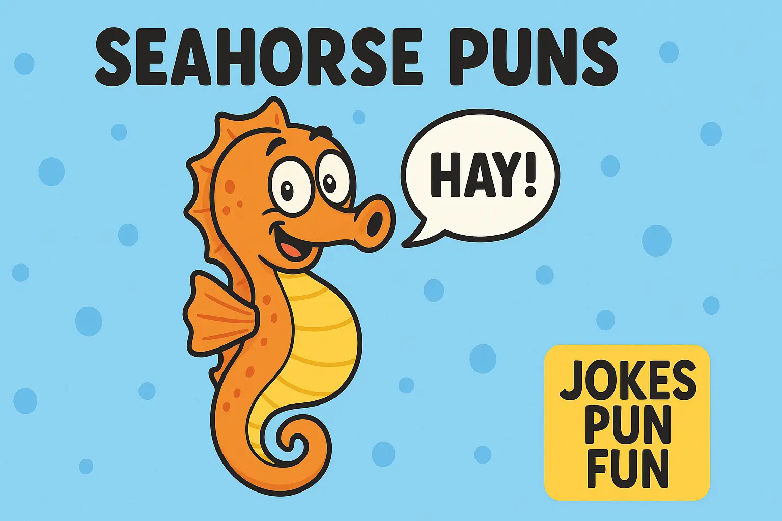 seahorse puns