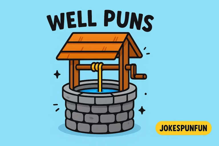 well puns