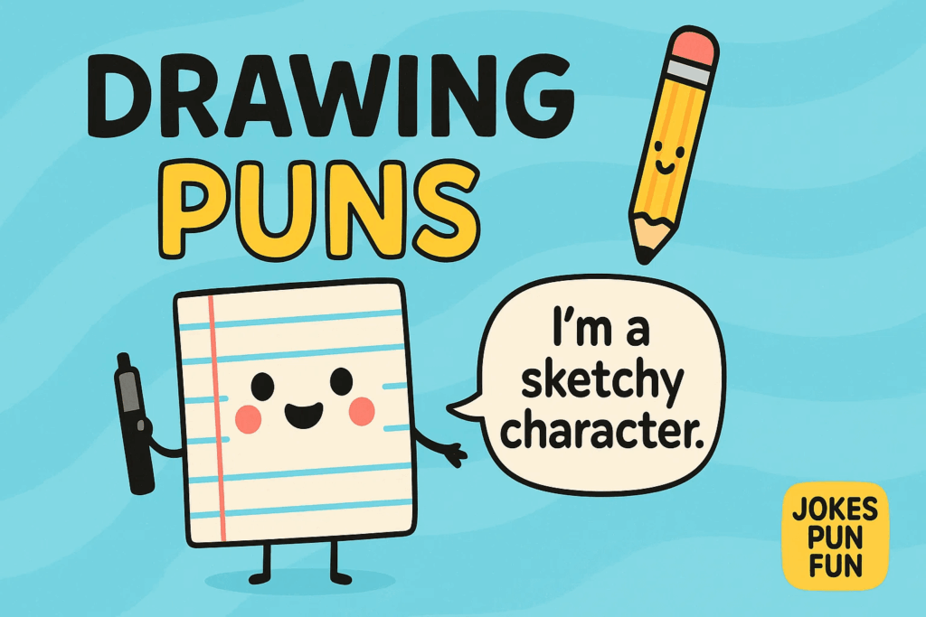 drawing puns