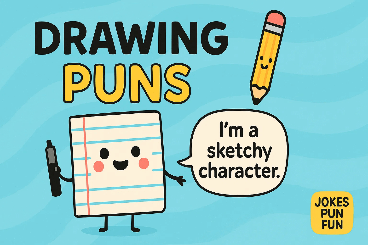 100  Drawing Puns That Will Sketch You Into Laughter
