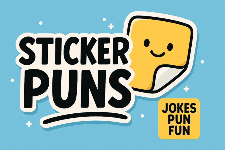 sticker puns