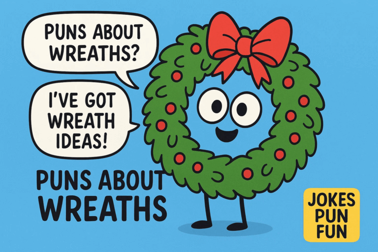 puns about wreaths
