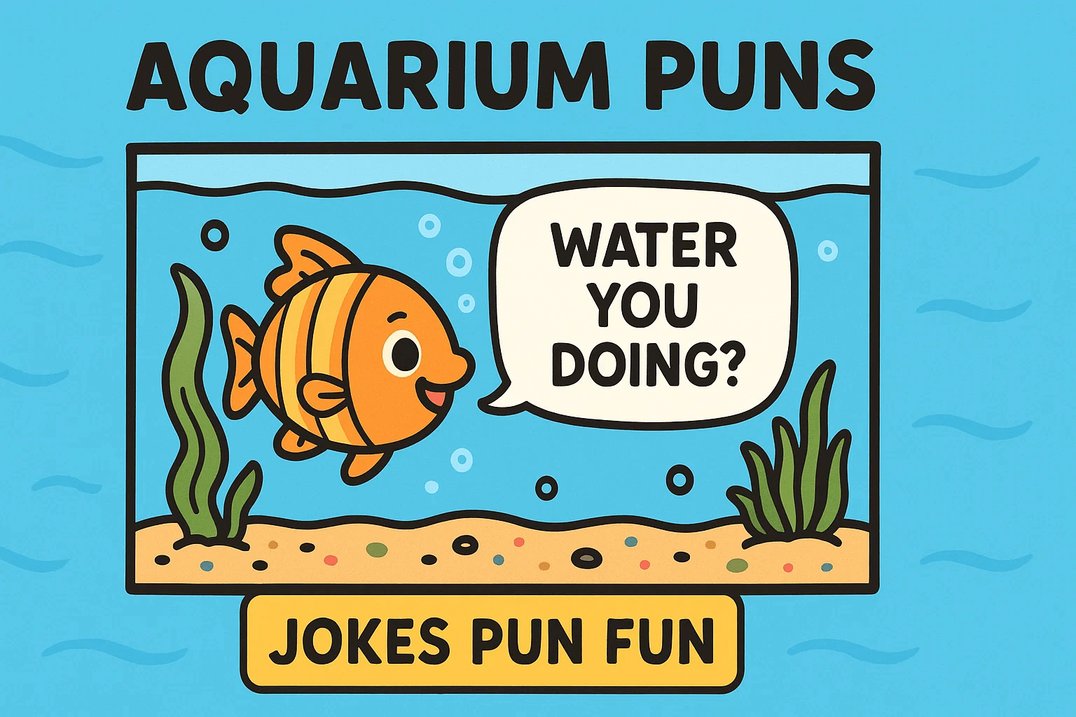 100+ aquarium puns that keep you giggling underwater