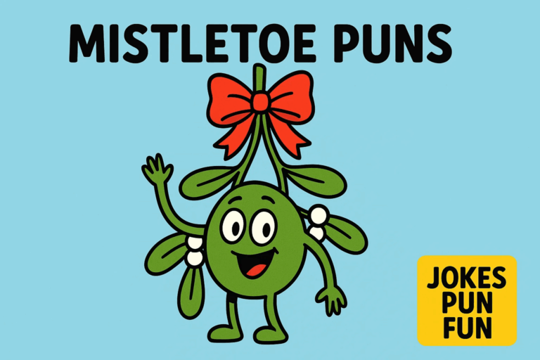 mistletoe puns