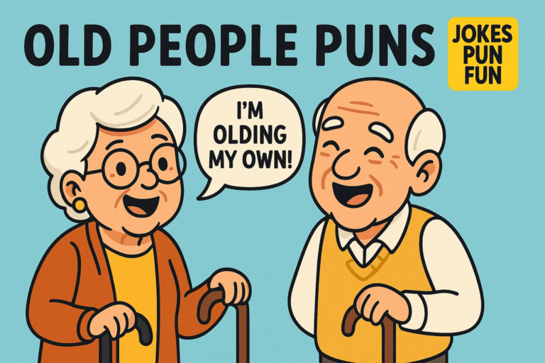 old people puns
