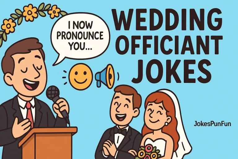 wedding officiant jokes