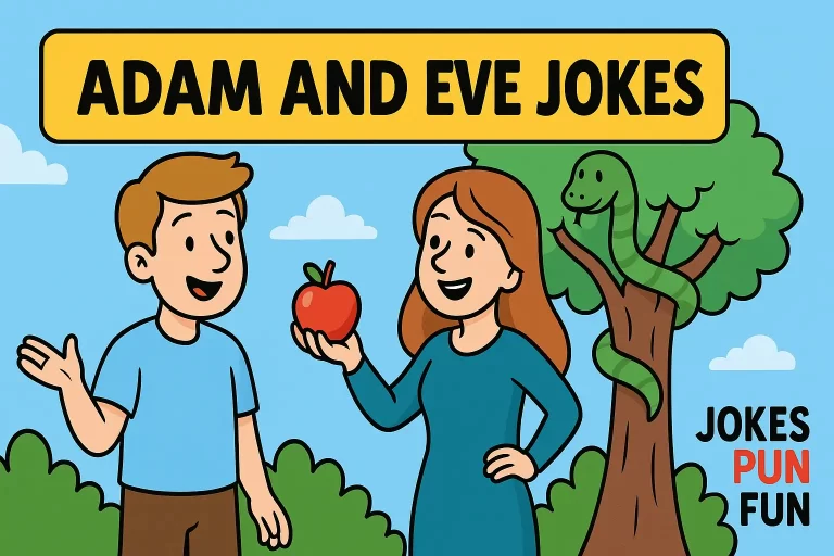 Funny Adam and Eve jokes with funny one-liners to crack you up