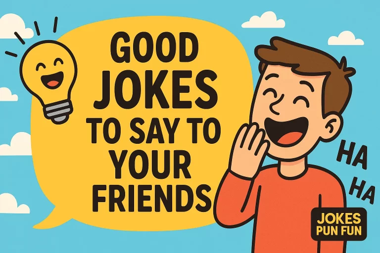 good jokes to say to your friends