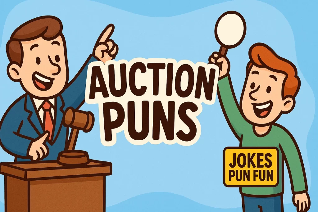 Auction Puns