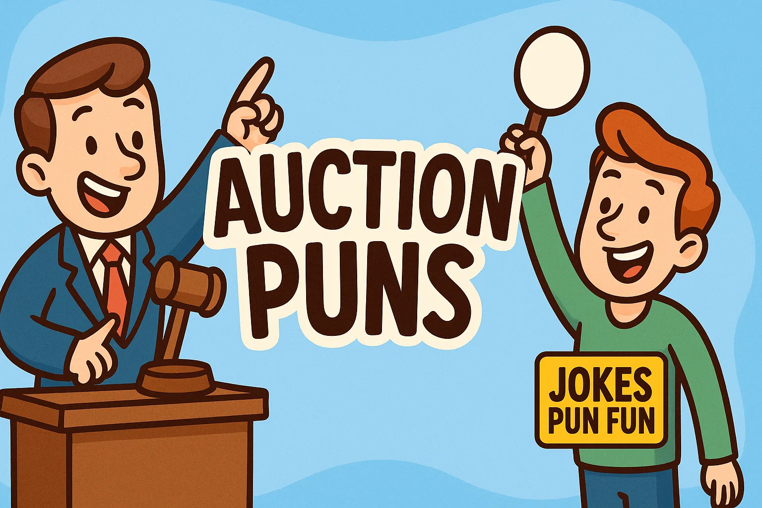 Auction Puns
