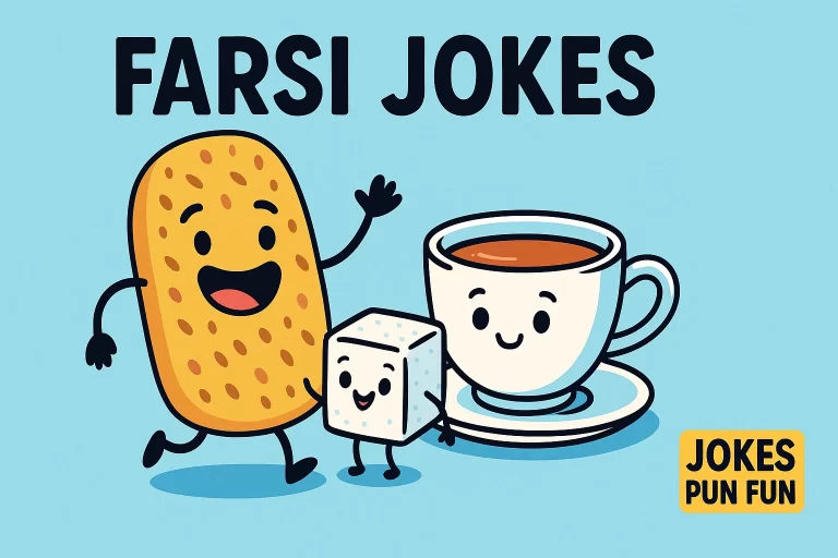 Laugh out loud with these Farsi Jokes filled with witty humor, clever wordplay, and funny cultural twists that will keep you smiling from start to finish.