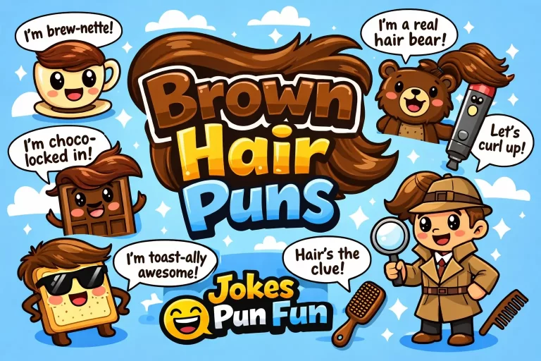 Brown Hair Puns