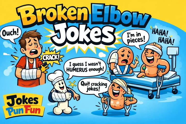 broken elbow jokes​