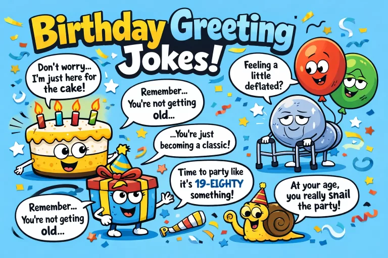 Birthday Greeting Jokes