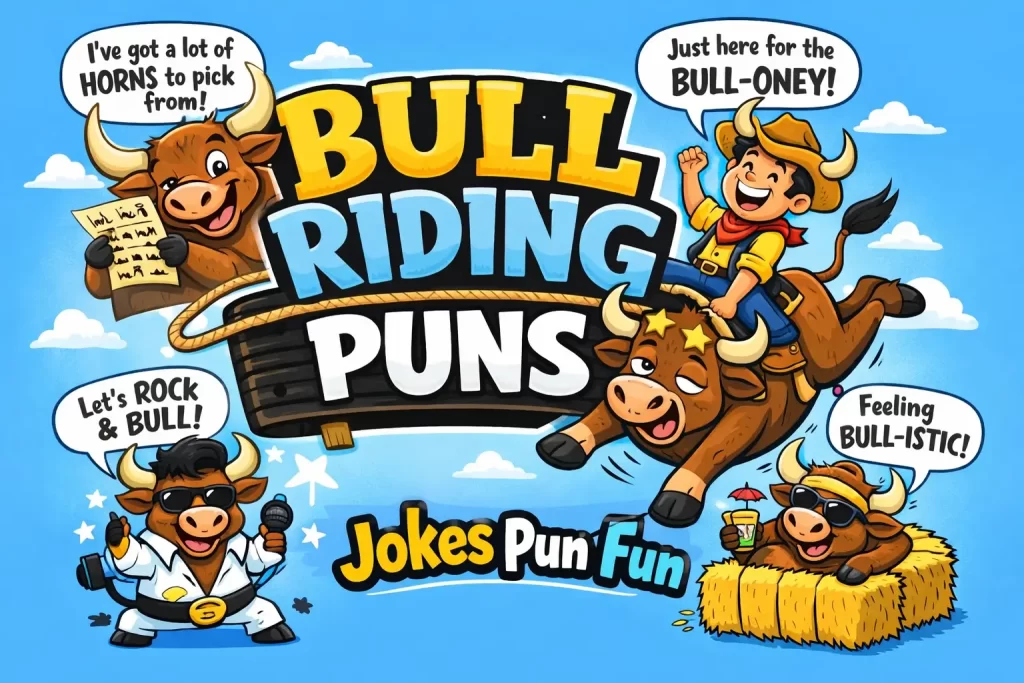 Bull Riding Puns​