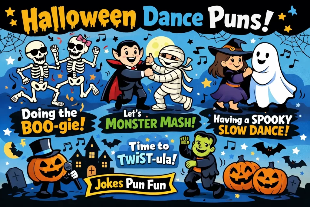 halloween dance puns​