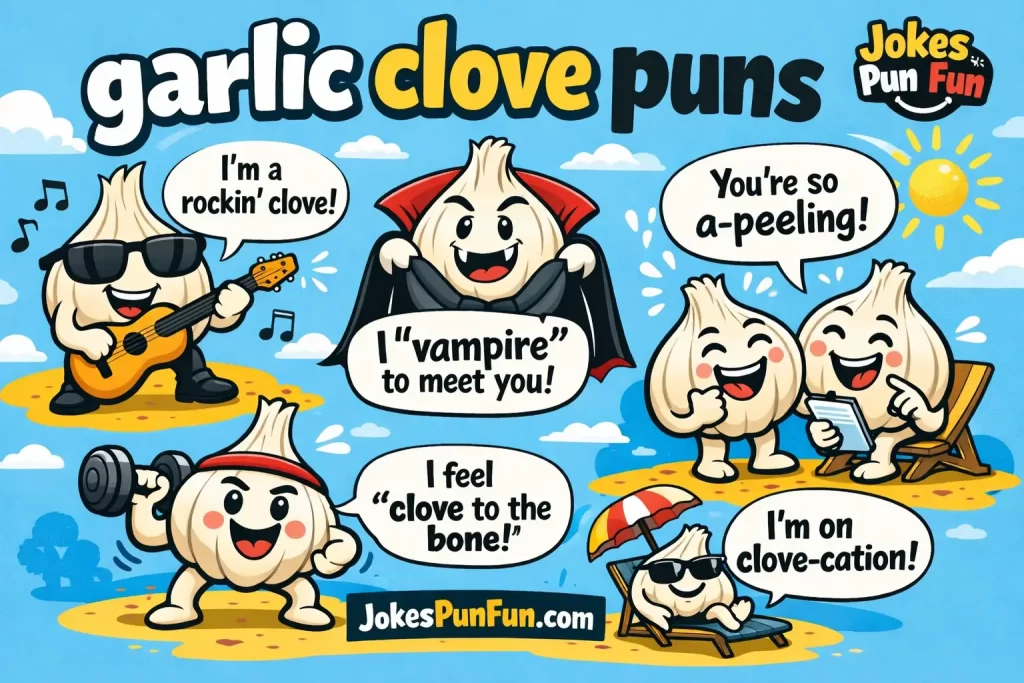 Garlic Clove Puns