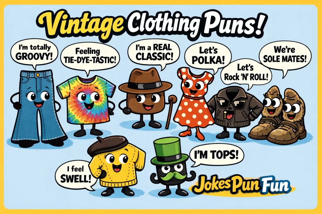 Vintage Clothing Puns​
