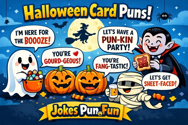 halloween card puns​