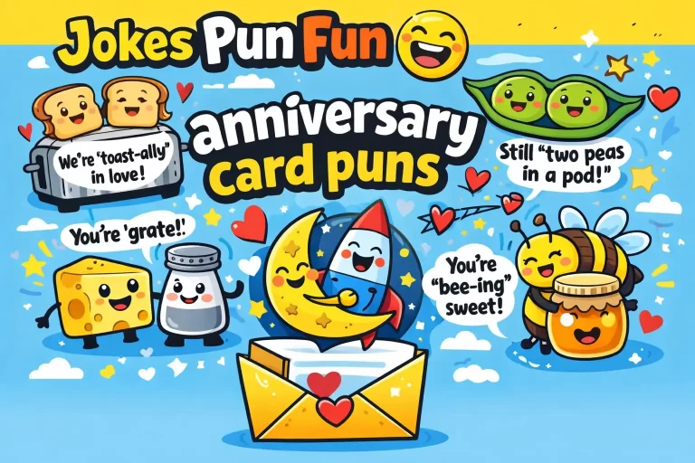 Anniversary Card Puns​