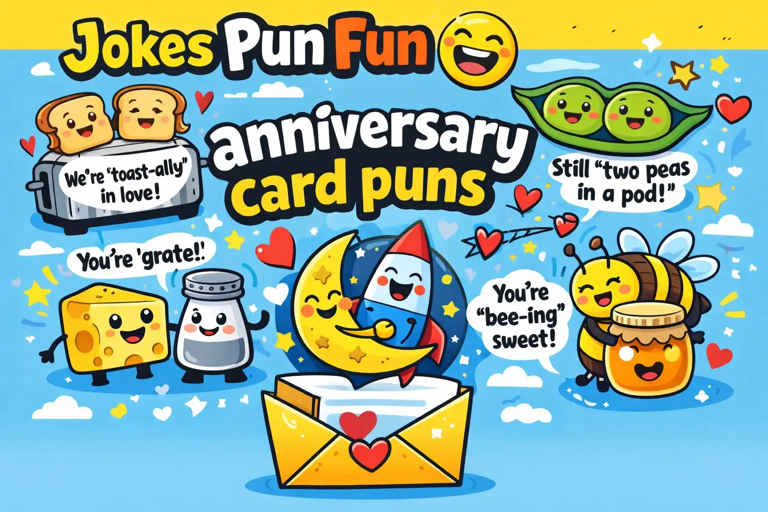 Anniversary Card Puns​