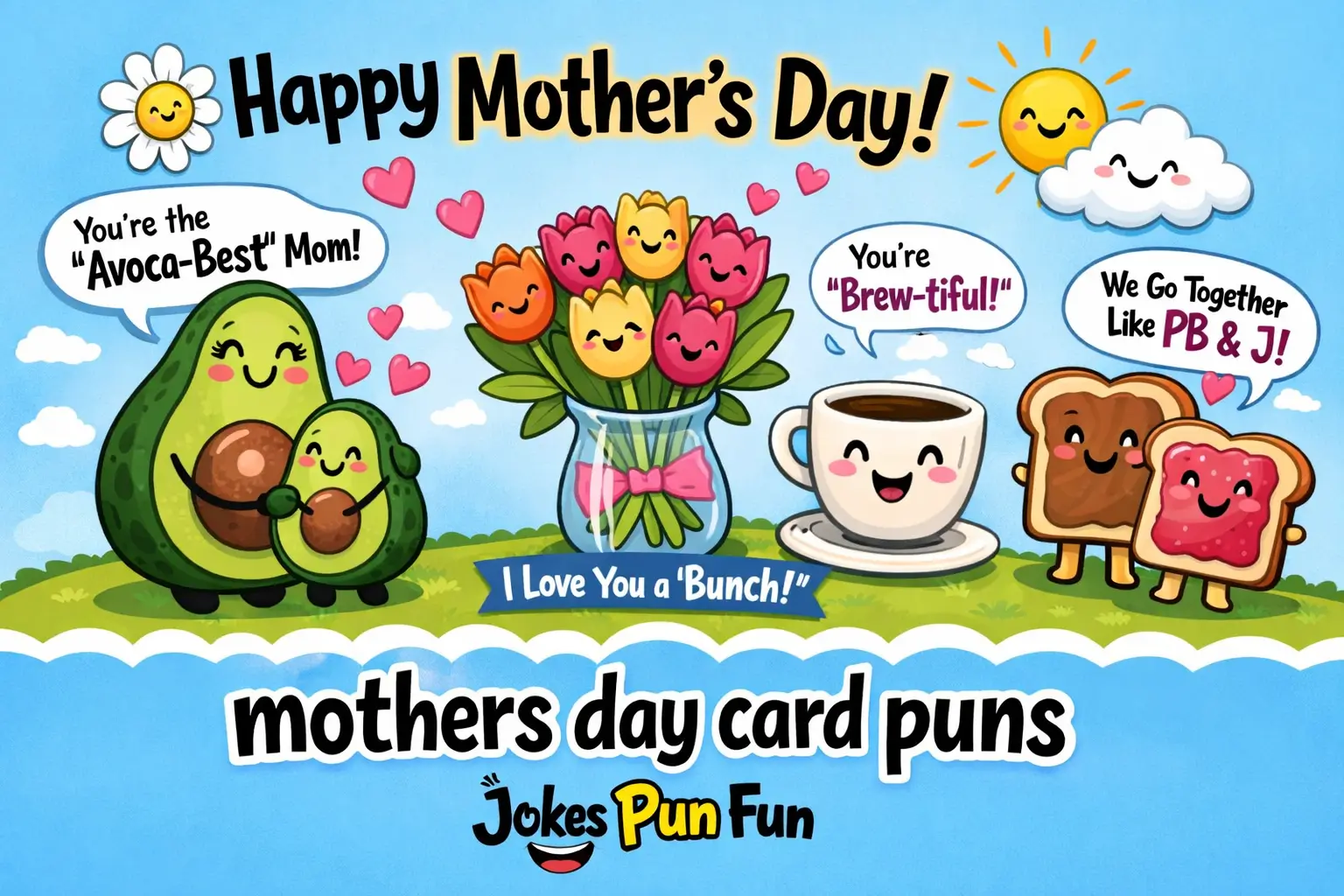 mothers day card puns​