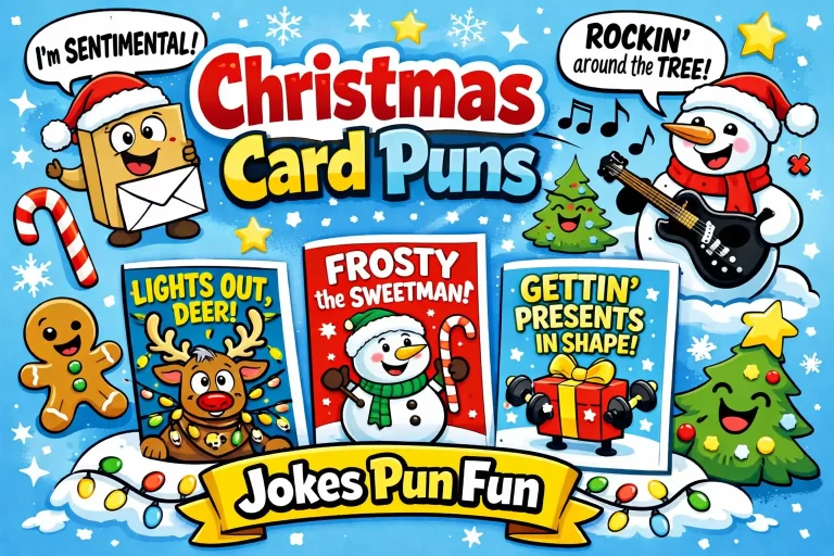 christmas card puns​