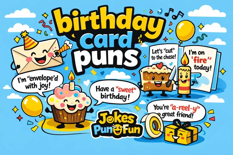 birthday card puns​