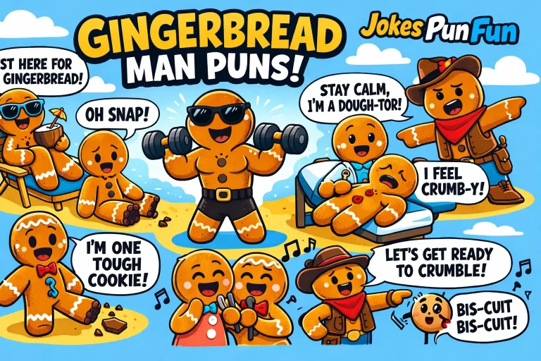 Gingerbread Man Puns