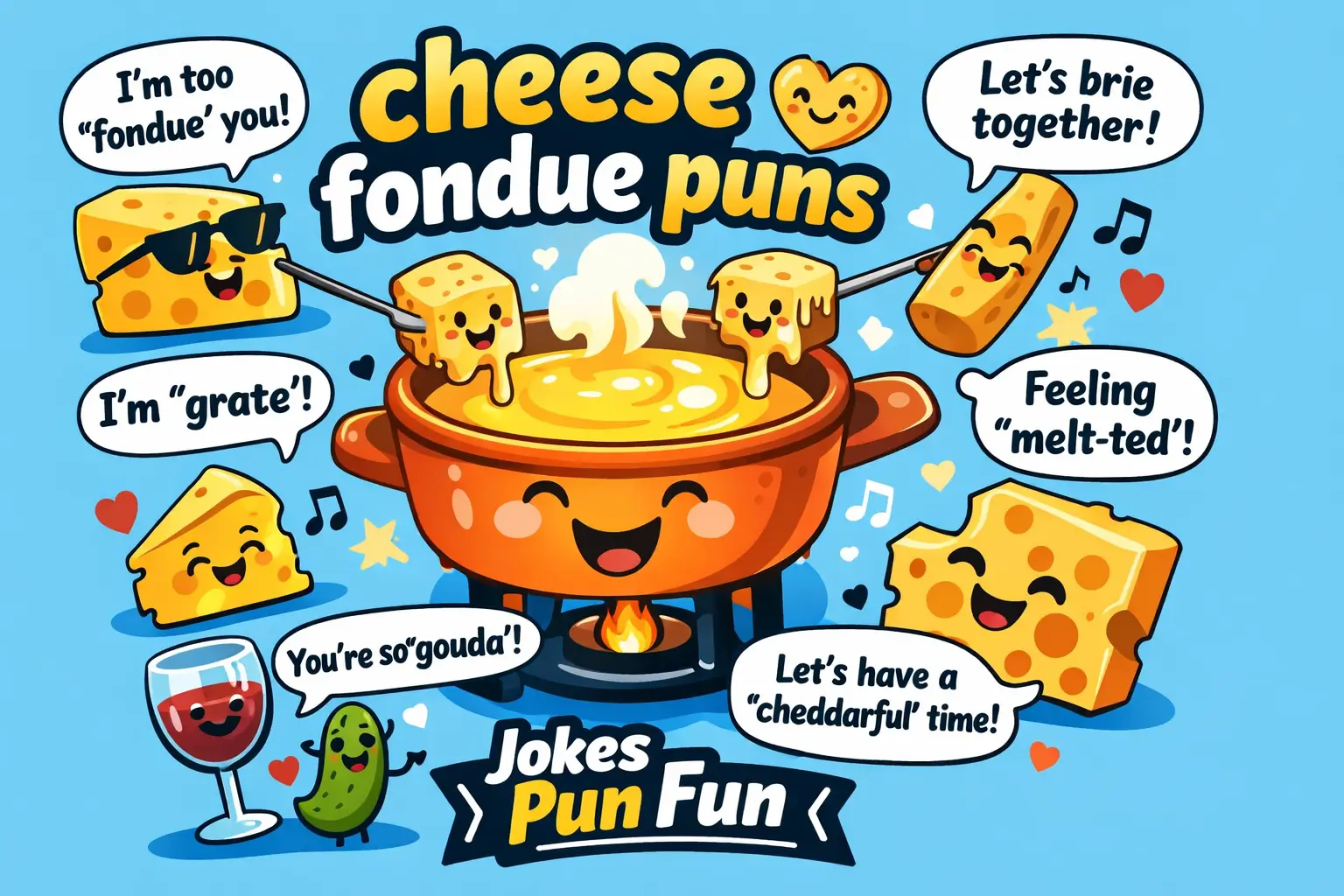 Cheese Fondue Puns