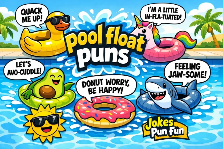 Pool Float Puns