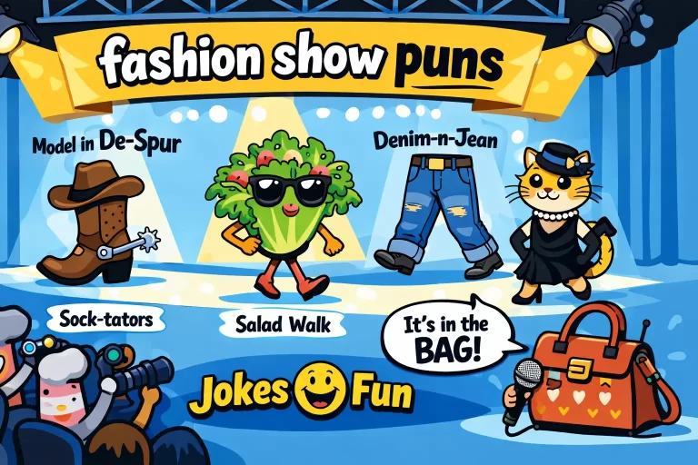 fashion show puns​